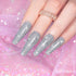 RARJSM Glitter Nail Polish Gel 1PACK 7.5ML Silver Soak Off Nail Polish for Nail Art Design Salon Quality