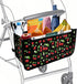 Hechitok Cherry Leaf Walker Bag, Handy Rollator Basket Water Cup Holder, Walker Accessories