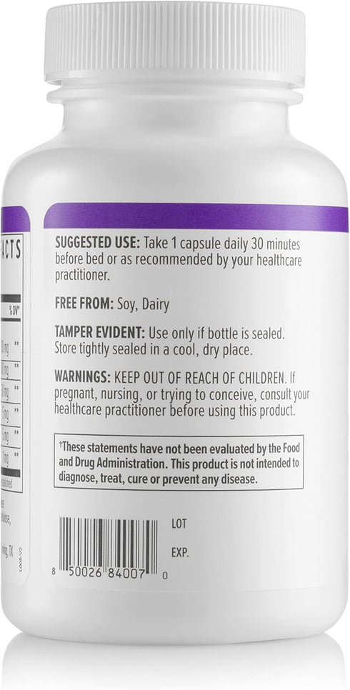 bioTE Nutraceuticals - Best Night's Sleep - Restfulness + Awake Refreshed (60 Capsules)