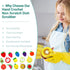 16 Pcs Fruit Dish Scrubber - Non Scratch Reusable Kitchen Scrubber for Dishwashing