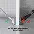 Rubber Broom Squeegee for Floor, 51.77'' Long Handle Multifunction Scraping Silicone Broom, Pet Hair Remover
