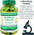 150 Moringa Capsules Made with USDA Certified Organic Moringa Leaf Powder, 500mg per Capsule
