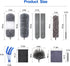 Microfiber Duster Kit (11PCS) with Washable Dusters and Extension Pole (30 to 100 in)