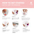 Revel Nail Dip Powder - Red Glitter Powder Dip Nail Polish, Chip Resistant with Vitamin E and Calcium, Infatuated