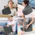 Comfytemp Weighted Heating Pad for Back & Cramps, 2.2lb Electric Neck Shoulder Heat Pad, 12x24, Washable, 2H Auto-Off,