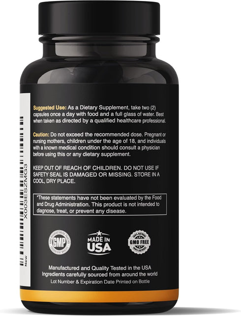Natgrown Ashwagandha Maca Root Fenugreek Extract Capsules for Men & Women - 120 Vegan Pills