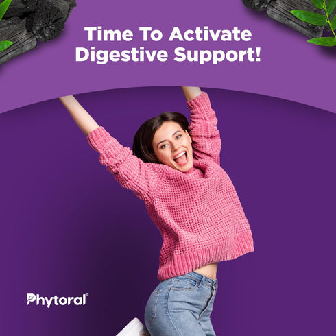 Extra Strength Activated Charcoal Pills, 1200mg Per Serving, Coconut Charcoal Supplement for Digestive Health & Upset