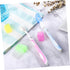 FOMIYES 10pcs Toothbrush Holder, Portable Toothbrush Cap and Cover Case for Travel