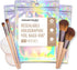 100 Pack Mylar Ziplock Pouches, Holographic Resealable Bags with Clear Front for Multipurpose Storage (4"x6")