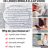 AEZUNI 6.0 Designer Reading Glasses for Women, Strong Reader 600 for Lady (1.0 to 6.0)