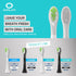 Replacement Heads Compatible with Philips Sonicare W DiamondClean - HX6062 HX6063 HX6064, 10 Pack, White