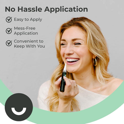 Portable Teeth Whitening Gel Wand - Enamel Safe Treatment for Coffee Stains