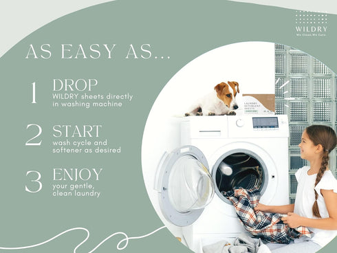 Liquidless Laundry Detergent Sheets, Bamboo Fresh Scent (60 Sheets) - Eco-Friendly and Biodegradable