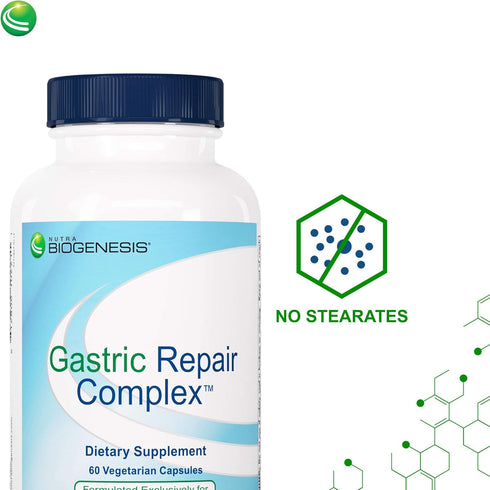 Nutra BioGenesis Gastric Repair Complex, Bismuth, Licorice, Mastic Gum, 60 Capsules