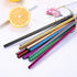 Vilihkc Stainless Steel Straw Set, Heart-Shaped Mouth, Food Grade Reusable Metal Drinking Straws with Cleaning Brush