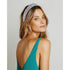 Wecoe Rhinestone Diamond Bling Glitter Sparkle Silver Fashion Headbands, Thick Padded Hair Accessories for Women and
