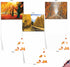 The Best Card Company 10 Beautiful Blank Note Cards (4 x 5.12 Inch) - Fall Foliage Assortment, Boxed Notecards