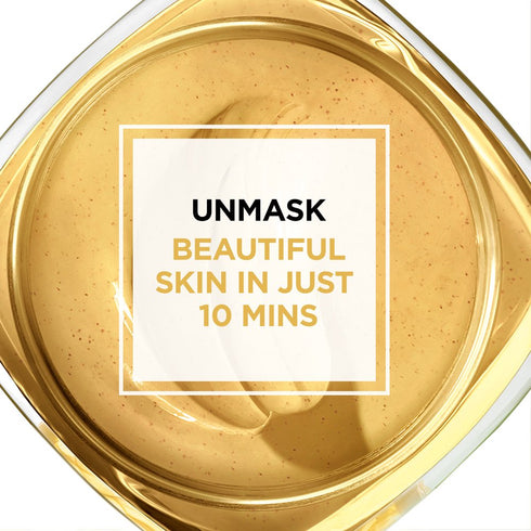 L'Oreal Paris Skincare Pure Clay Face Mask with Yuzu Lemon for Rough Skin, 1.7 oz