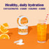 Ultima Replenisher Daily Electrolyte Powder Drink Mix, Sugar Free, Orange, 30 Servings, Keto Friendly