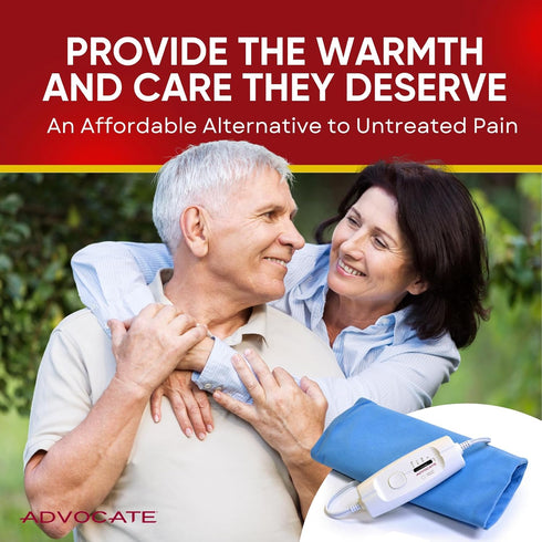 Settings Advocate Moist & Dry Heat Pad with Flexible & Soft Cover, Controllable Level High, Medium, Low & Warm