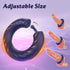 Pramtme 10 Male Sex Toy Vibrating Cock Ring, Sex Toys for Men Automatic Adjustable Vibration Modes Soft Silicone Penis