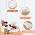 LETURE Makeup Vanity Organizer Box, Desk Organizer for Cosmetic Storage - Bathroom Counter Makeup for Eyeshadows,