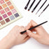 30 Pcs Eyeliner Brush Set, Gel Angled Eye Liner Brush, Fine Flat Slanted Eyebrow Brushes for Women Girls