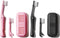 Replaceable Travel Size Foldable Toothbrush Kit - Built with Case, Dual-Layer Bristles, Portable for Office, Business