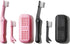 Replaceable Travel Size Foldable Toothbrush Kit - Built with Case, Dual-Layer Bristles, Portable for Office, Business