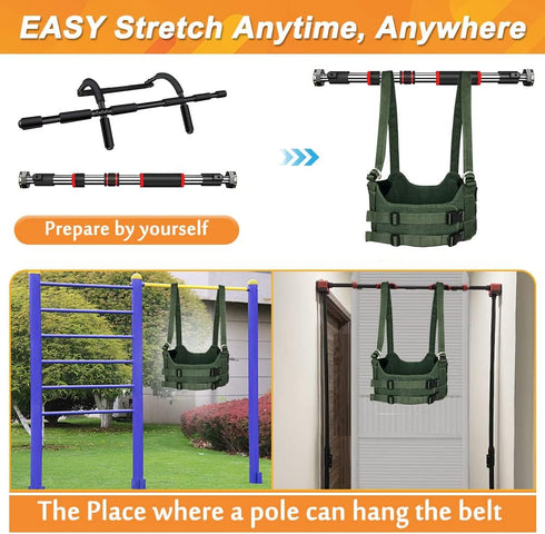 Back Stretcher for Lower Back Pain Relief, Spinal Decompression Belt, Thoracic Back Hanging Stretcher
