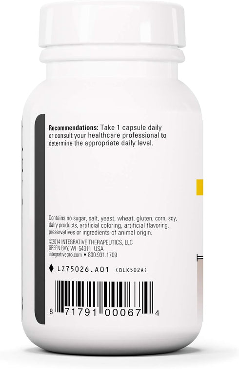 Integrative Therapeutics DHEA-25 - 60 Capsules, Gluten Free, Vegan, Dairy Free