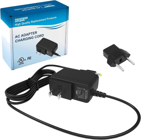 HQRP AC Adapter for Omron Healthcare HEM-705CP / 705CP / HEM-705CPN / 705CPN - Replacement Power Cord