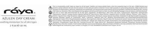 Raya Azulen Cream (301), Moisturizing Day and Night Face Cream for Combination Skin, Soothing Azulene