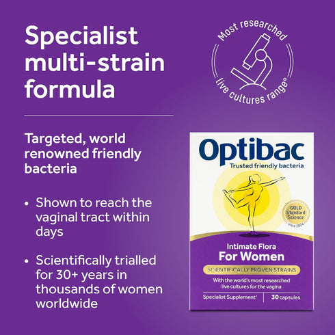 Optibac Probiotics 2.3 14 OptiBac for Women | Daily Oral Billion Friendly Bacteria Natural Female Supplement for The