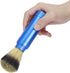 Walfront Portable Shaving Brush, Men Travel Facial Foaming Grooming Tool with Aluminum Handle