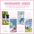 Tarpop 3 Pair Ankle Compression Sleeves for Kids, Foot Arch Support Sock for Girls Sports Running