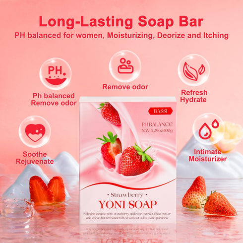 Set 1 Fl.Oz 5.07 Fl.Oz 3.53 Oz Feminine Wash & Yoni Oil & Yoni Soap for Women, Yoni Wash for Vaginal Ph Balance Remove
