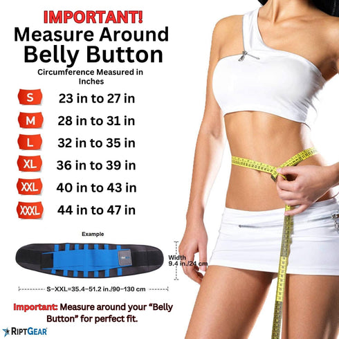 RiptGear Back Brace for Lower Back Pain Relief - Breathable Support for Men and Women - Ideal for Sciatica, Lifting,