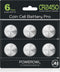 POWEROWL High Capacity CR2450 Battery, 10 Years Leak-Free, Long Lasting Power, CR 2450 3v Lithium Coin Batteries, Qty 6