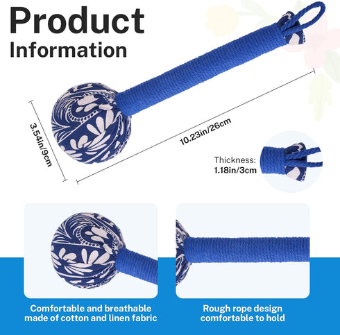 Hammer, Hammer, 26cm-Blue lefeke Manual Massage Mugwort Massage Handheld Body Percussion Tool for Back Neck Shoulder