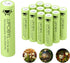 JJPOBYL 1.2V Ni-MH AAA Rechareable Batteries 650mAh, Solar Batteries for Outdoor Solar Lights,