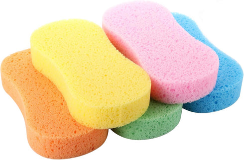 TOPZEA 15 Pcs Car Wash Sponges – Handy Cleaning Scrubber Washing Sponge Pads for Cars and Kitchen
