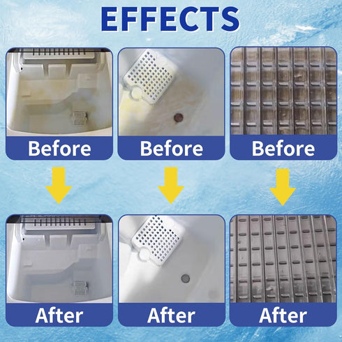 STREALE -44 Countertop Commercial Ice Machine Cleaner Maker and Descaler Ice Maker Cleaner Tablets Compatible with All
