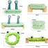 Spa Headband and Wristband Set, Makeup Headband for Washing Face Hair Accessories for Women Girls