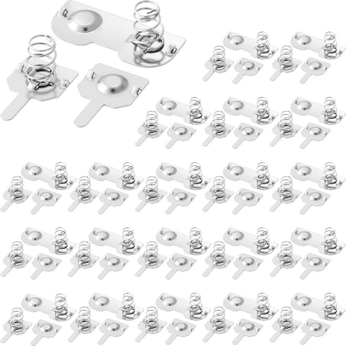 Lekgavd 20 Pairs Battery Springs, AA Battery Contacts Negative to Positive Conversion Spring