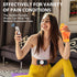 Wireless TENS & EMS Unit Back Pain Relief Massager - APP Controlled Bluetooth Muscle Stimulator for Back, Shoulder,