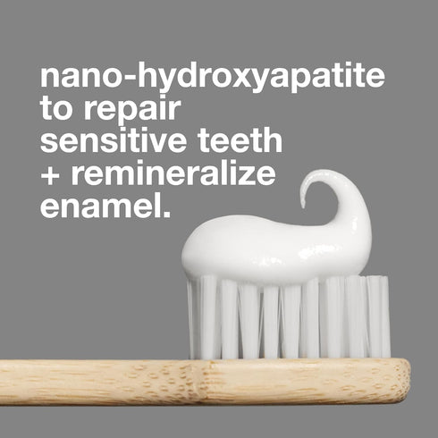 Davids Fluoride Free Nano Hydroxyapatite Toothpaste - Remineralizing Enamel & Sensitive Relief, 4oz (3-Pack)
