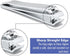 Nail Clippers, Sharp Edge Fingernail and Toenail Clipper Cutter, Thick Nail Tool for Manicure and Pedicure (Silver)