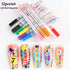 Nail Art Graffiti Pen Set, 12Pcs Waterproof Painting Marker Pen for Professional Manicure