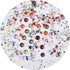 NCB 8000 Pcs Non Hotfix Rhinestones, 10 Sizes Flatback Crystal Glass with Tweezers for Nail Art & Crafts